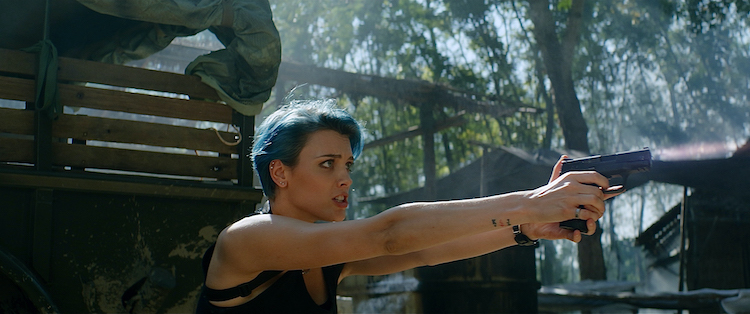 Wallis Day as Ryder in the action/thriller film, SHEROES, a Paramount Global Content Distribution Group release. Photo courtesy of Paramount Global Content Distribution Group.