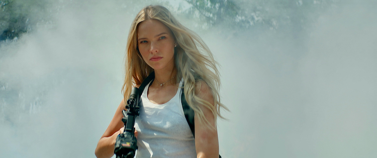 Sasha Luss as Diamond in the action/thriller movie, SHEROES, a Paramount release Global Content Distribution Group. Photo courtesy of Paramount Global Content Distribution Group.