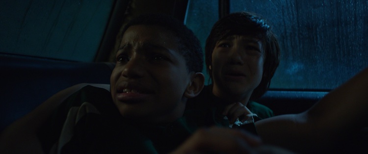 (L-R) Lonnie Chavis and Ezra Dewey in THE BOY BEHIND THE DOOR