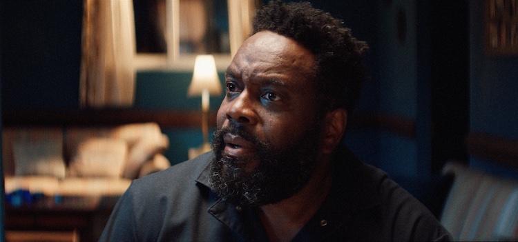 Chad Coleman as Donald in horror/thriller, THE ANGRY BLACK GIRL AND HER MONSTER, an RLJE Films release. Photo courtesy of RLJE Films. width=