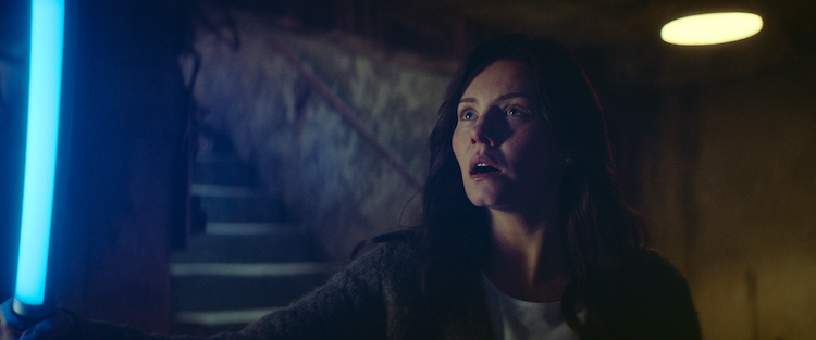 Elisha Cuthbert as Keira in the horror film, THE CELLAR, a SHUDDER / RLJE Films release. Photo courtesy of SHUDDER / RLJE Films.