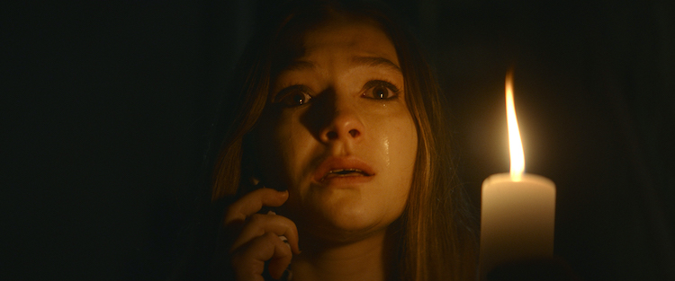 Abby Fitz as Ellie in the horror film, THE CELLAR, a SHUDDER / RLJE Films release. Photo courtesy of SHUDDER / RLJE Films.