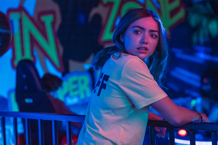 Peyton List as Zooza (Susan) Heize in the thriller / horror film, THE FRIENDSHIP GAME, an RLJE Films release. Photo courtesy of RLJE Films.