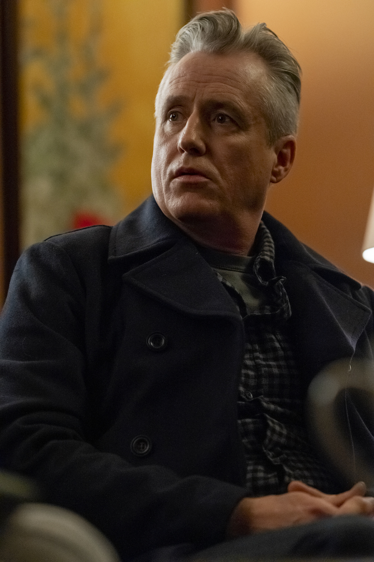 Linus Roache as Jack Kingsley in the thriller, THE APOLOGY, an RLJE Films, Shudder and AMC+ release. Photo courtesy of RLJE Films /Shudder/AMC+.   