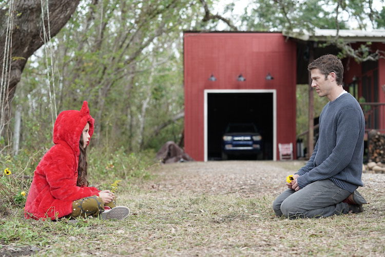 (L-R) Briella Guiza as Lucy and Zach Gilford as Ben in the supernatural horror/thriller, THERE’S SOMETHING WRONG WITH THE CHILDREN, a Paramount Home Entertainment and MGM+ release. Photo courtesy of Sam Lothridge and Blumhouse Television.  