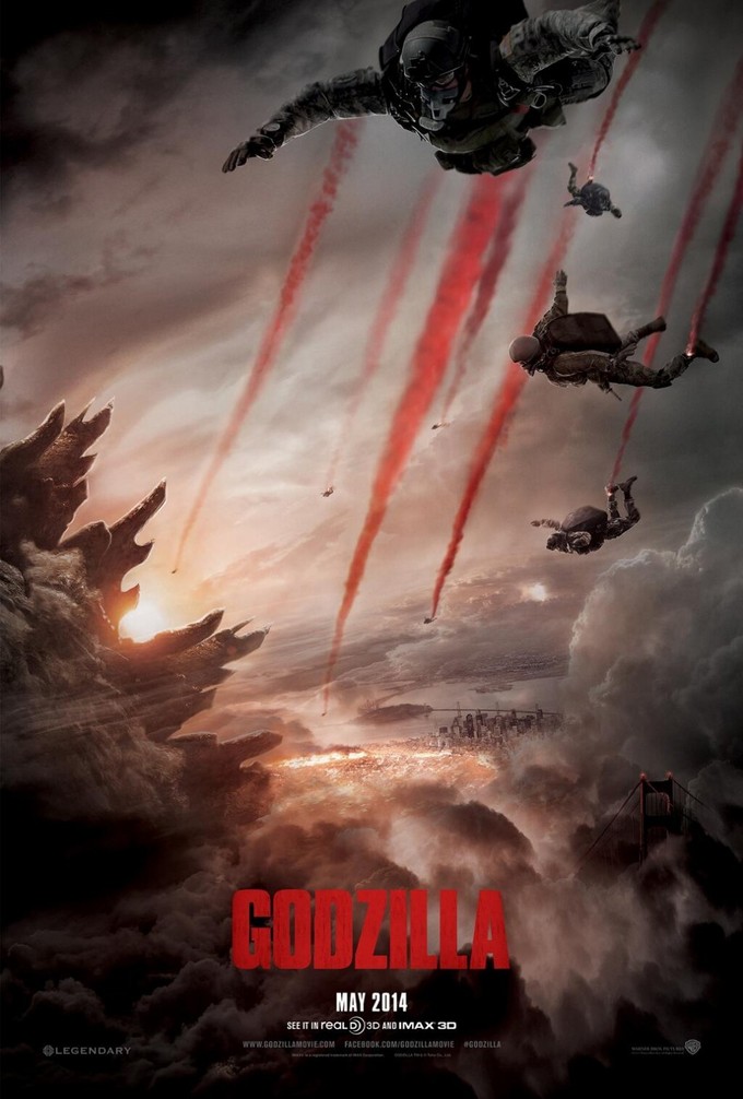 GODZILLA (2014) teaser poster 