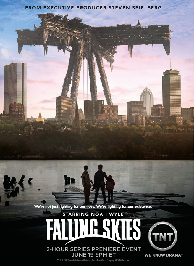 AICN EXCLUSIVE!! Key Art For Spielberg's Extraterrestrial Invasion Series  FALLING SKIES!!