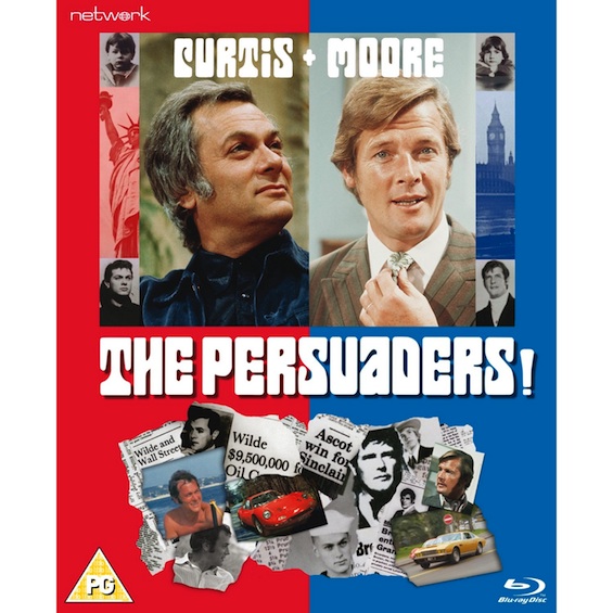The Persuaders Curtis and Moore Awesome BW Poster 