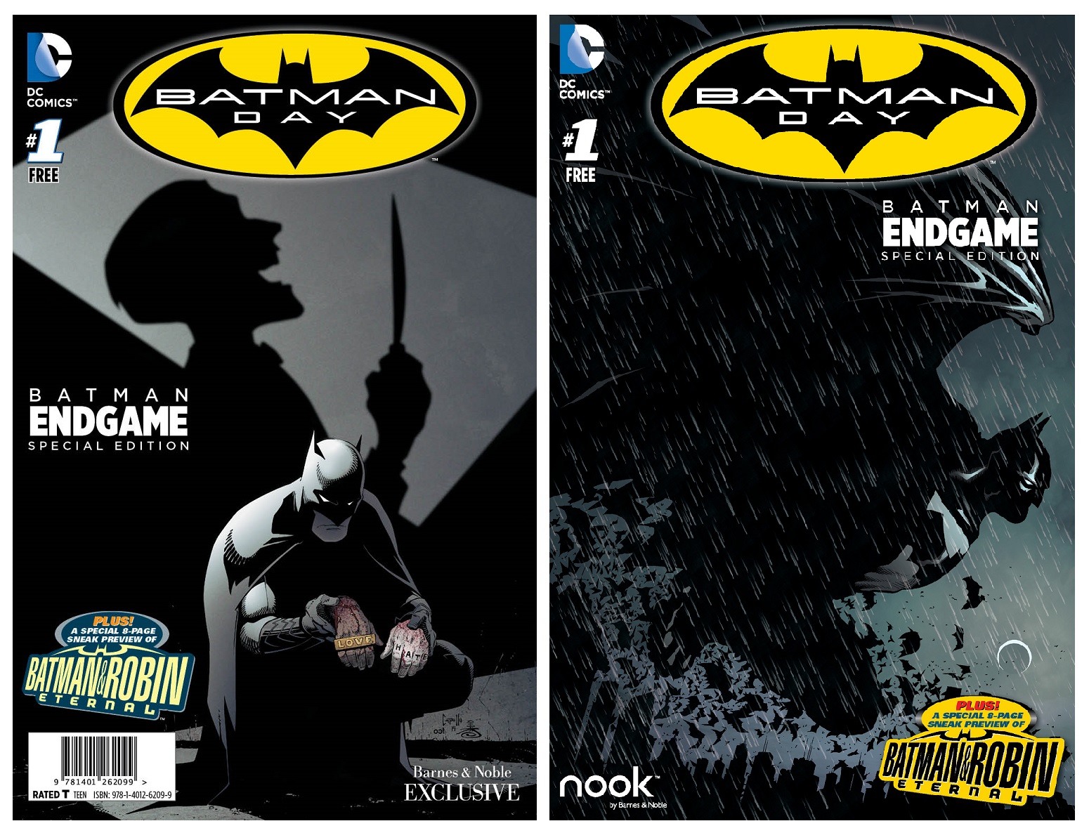 AICN COMICS EXCLUSIVE: Do these two new BATMAN: ENDGAME covers  commemorating Batman Day (September 2